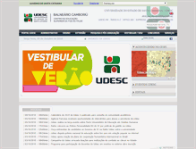 Tablet Screenshot of cesfi.udesc.br